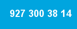 927 300 38 14 927 300 38 14